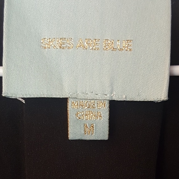 Skies Are Blue Blouse Sz MEDIUM - Picture 3 of 5